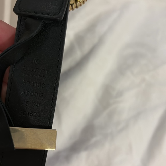Womens Leather Gucci Belt - Torchon Double G Buckle - Picture 5 of 5